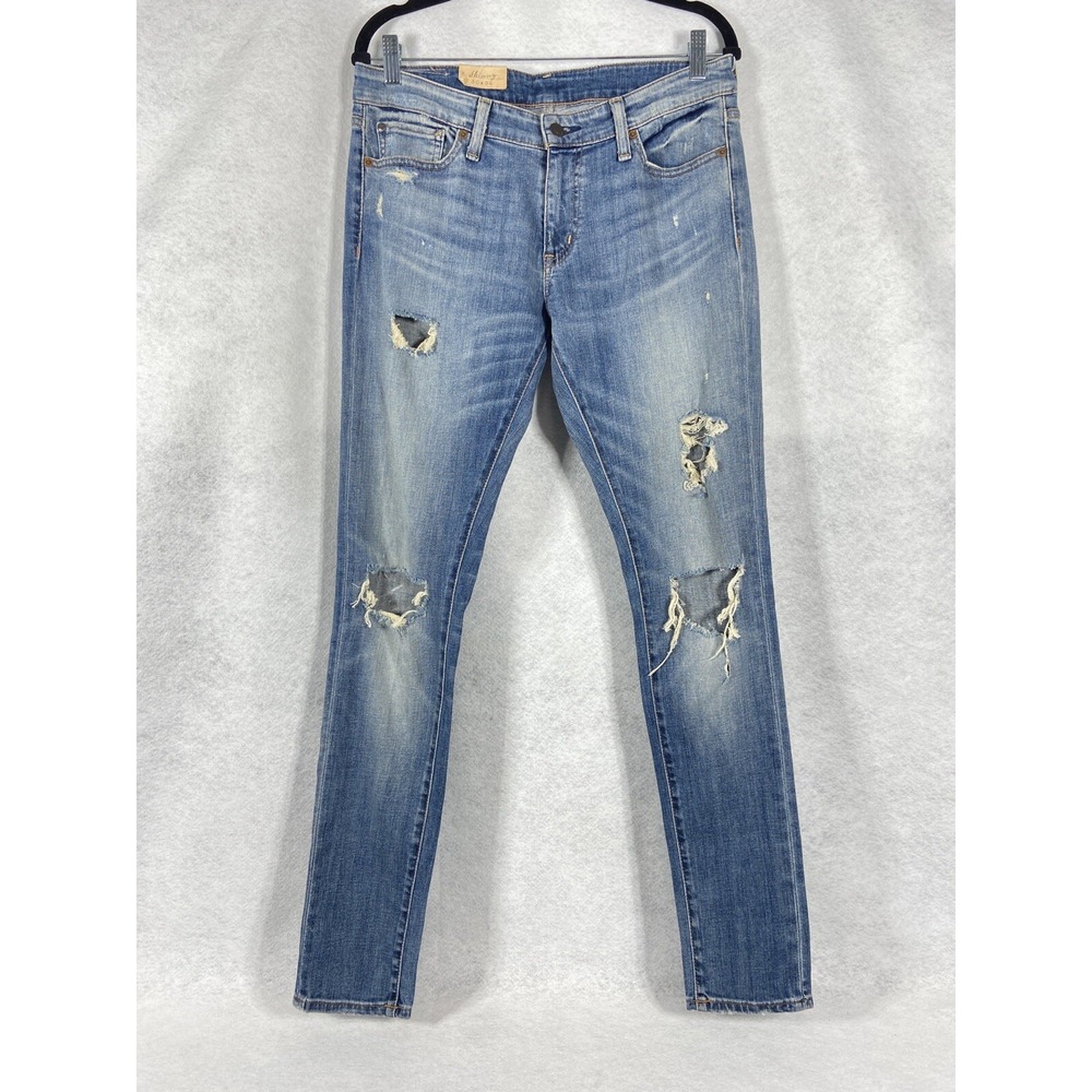 Ralph Lauren Denim & Supply Jeans Women's 30x32 Blue Kayla Skinny Ripped New